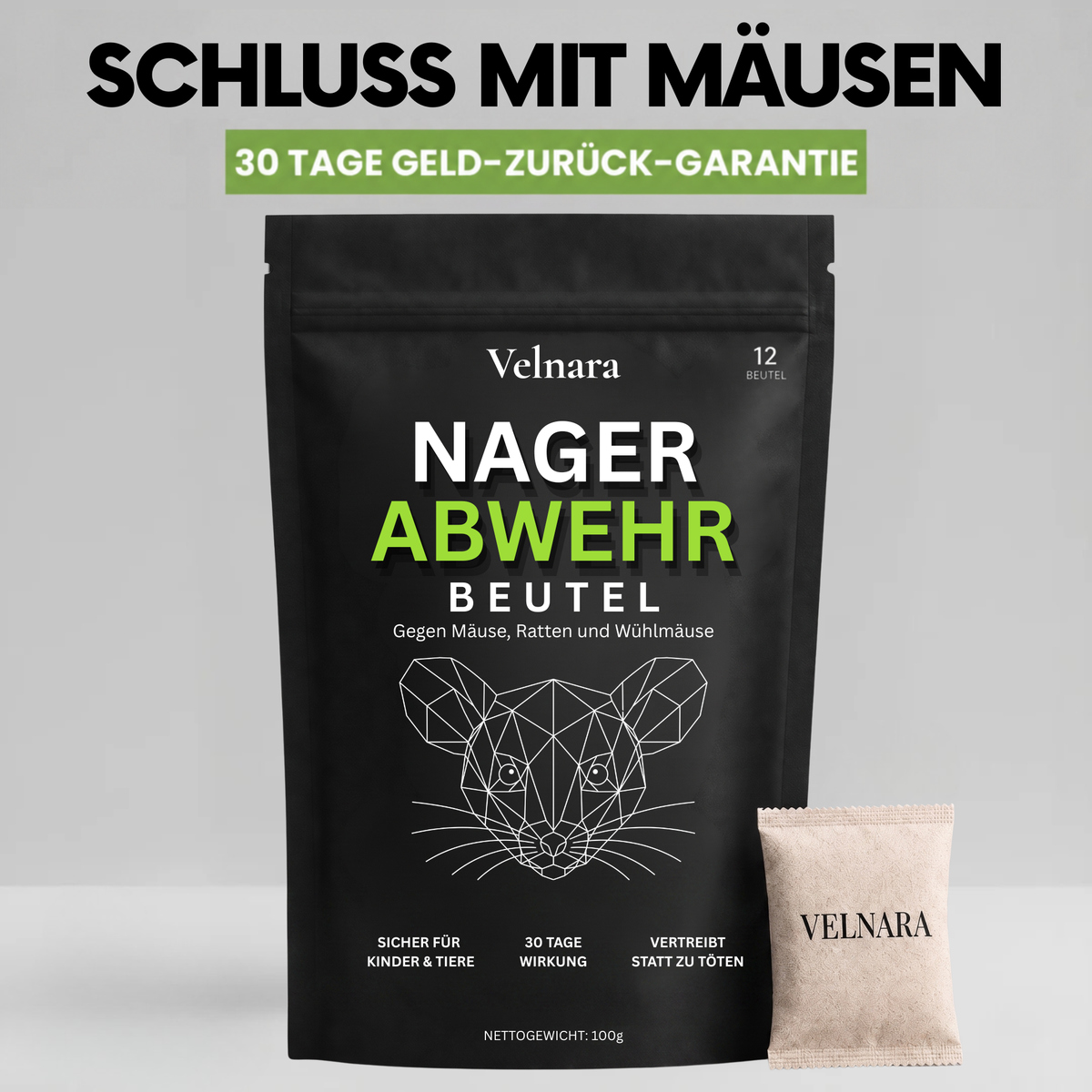 Nagerabwehr-Beutel